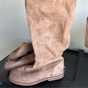 FRYE LEATHER BOOTS 8 1/2